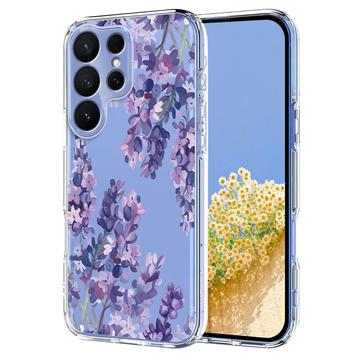 Samsung Galaxy S26 Ultra TPU-deksel med blomstermønster