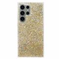 Samsung Galaxy S26 Ultra Glitter Flakes TPU-deksel - Gull