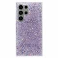 Samsung Galaxy S26 Ultra Glitter Flakes TPU-deksel - Lilla