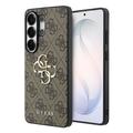 Samsung Galaxy S26 Ultra Guess 4G Big Metal Logo Hybrid-deksel - Brun
