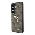 Samsung Galaxy S26 Ultra Guess 4G Big Metal Logo Hybrid-deksel - Brun