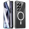 Samsung Galaxy S26 Ultra Magnetisk-deksel med skjermbeskytter i herdet glass - MagSafe-kompatibel - Svart