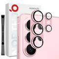 Samsung Galaxy S26 Ultra Northjo full beskyttelse matt metall og kameralinsebeskyttelse av herdet glass - Rosa