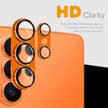 Samsung Galaxy S26 Ultra Northjo full beskyttelse matt metall og kameralinsebeskyttelse av herdet glass - oransje
