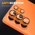 Samsung Galaxy S26 Ultra Northjo full beskyttelse matt metall og kameralinsebeskyttelse av herdet glass - oransje