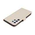 Samsung Galaxy S26 Ultra Ugle Rhinestone Lommebok-deksel - gull
