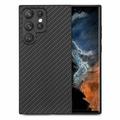 Samsung Galaxy S26 Ultra Premium-deksel med karbonfiberstruktur - svart