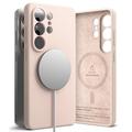 Samsung Galaxy S26 Ultra Ringke Liquid Silicone MagSafe Deksel - Rosa Sand