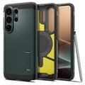 Samsung Galaxy S26 Ultra Spigen Tough Armor Mag-deksel - Avgrunnsgrønn
