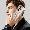 Samsung Galaxy S26 Ultra Stilig magnetisk flipp-deksel med RFID-kortspor - brun