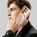 Samsung Galaxy S26 Ultra Stilig magnetisk flipp-deksel med RFID-kortspor - oransje