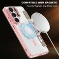 Samsung Galaxy S26 Ultra Stilig magnetisk flipp-deksel med RFID-kortspor - rosa