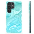 Samsung Galaxy S26 Ultra TPU-deksel - Blå Marmor