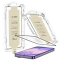 Samsung Galaxy S26 Ultra Tech-Protect Quick Set AR+ Beskyttelsesglass - svart kant