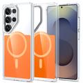 Samsung Galaxy S26 Ultra Tofarget hybrid-deksel - MagSafe-kompatibel - oransje