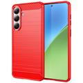 Samsung Galaxy S26+ børstet TPU-deksel - karbonfiber