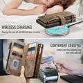 Samsung Galaxy S26+ Caseme C30 Multifunksjonell Lommebok-deksel - Brun