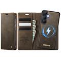 Samsung Galaxy S26+ Caseme C49 2-i-1 avtakbar lommebokveske - MagSafe-kompatibel, RFID