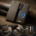 Samsung Galaxy S26+ Caseme C49 2-i-1 avtakbar lommebokveske - MagSafe-kompatibel, RFID - Kaffe