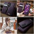 Samsung Galaxy S26+ Caseme C49 2-i-1 avtakbar lommebokveske - MagSafe-kompatibel, RFID - Lilla
