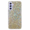 Samsung Galaxy S26+ Glitter Flakes TPU-deksel - Gull
