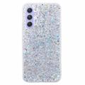 Samsung Galaxy S26+ Glitter Flakes TPU-deksel - Sølv