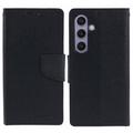 Samsung Galaxy S26+ Mercury Goospery Fancy Diary Lommebok-deksel - Svart