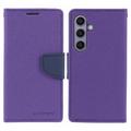 Samsung Galaxy S26+ Mercury Goospery Fancy Diary Lommebok-deksel - Lilla