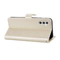 Samsung Galaxy S26+ Ugle Rhinestone Lommebok-deksel - gull