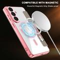 Samsung Galaxy S26+ Stilig magnetisk flipp-deksel med RFID-kortspor - rosa