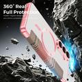Samsung Galaxy S26+ Stilig magnetisk flipp-deksel med RFID-kortspor - rosa