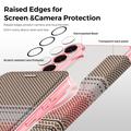 Samsung Galaxy S26+ Stilig magnetisk flipp-deksel med RFID-kortspor - rosa