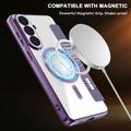 Samsung Galaxy S26+ Stilig magnetisk flipp-deksel med RFID-kortspor - lilla