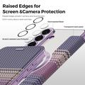 Samsung Galaxy S26+ Stilig magnetisk flipp-deksel med RFID-kortspor - lilla