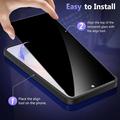 Samsung Galaxy S27 Privacy Full Cover Beskyttelsesglass - Svart Kant