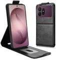 Samsung Galaxy S27 Pro vertikalt flip-etui med stativ