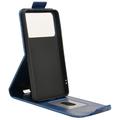 Samsung Galaxy S27 Pro vertikalt flip-etui med stativ - mørkeblå