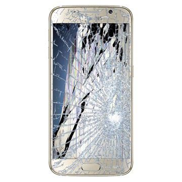 Reparasjon av Samsung Galaxy S6 LCD-display & Touch Glass (GH97-17260C) - Gull