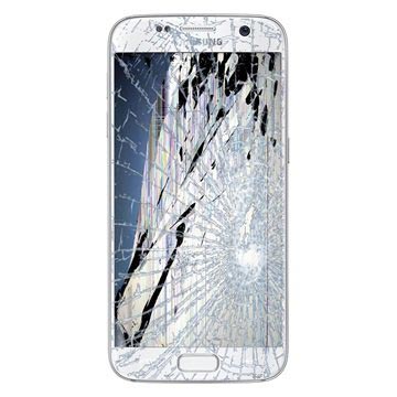 Reparasjon av Samsung Galaxy S7 LCD-display & Touch Glass - Hvit