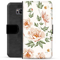 Samsung Galaxy S8 Premium Lommebok-deksel - Floral