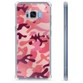 Samsung Galaxy S8+ Hybrid-deksel - Rosa Kamuflasje