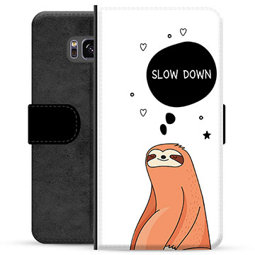 Samsung Galaxy S8+ Premium Lommebok-deksel - Slow Down