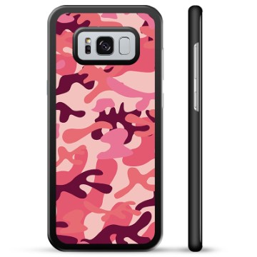 Samsung Galaxy S8+ Beskyttelsesdeksel - Rosa Kamuflasje