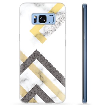 Samsung Galaxy S8+ TPU-deksel - Abstrakt Marmor