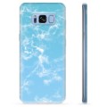 Samsung Galaxy S8+ TPU-deksel - Blå Marmor