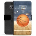 Samsung Galaxy S8 Premium Lommebok-deksel - Basketball