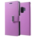 Samsung Galaxy S9 Mercury Rich Diary Lommebok-deksel (Bulk) - Lilla