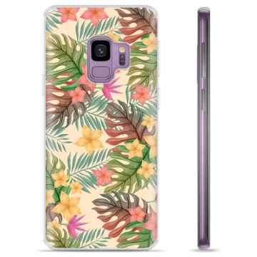 Samsung Galaxy S9 TPU-deksel - Rosa Blomster