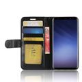 Samsung Galaxy S9 Lommebok-deksel med Magnetisk Lukning - Svart