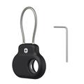 Samsung Galaxy SmartTag/SmartTag2 Silikonetui med tråd i rustfritt stål